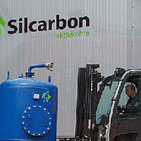 Активированный уголь Silcarbon SIL40 4мм для очистки воздуха, газов, рекуперационный